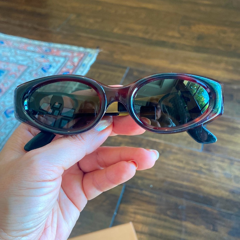 Gianni Versace Medusa tortoise sunglasses